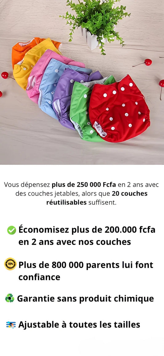 Couches réutilisables